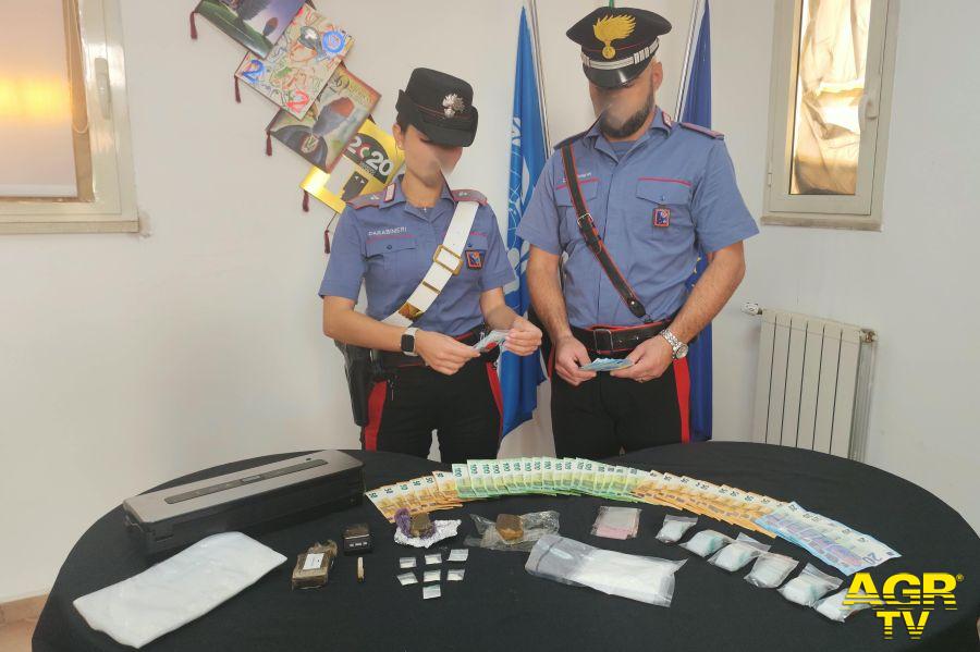 Carabinieri Formello la droga sequestrata Carabinieri Formello la droga sequestrata