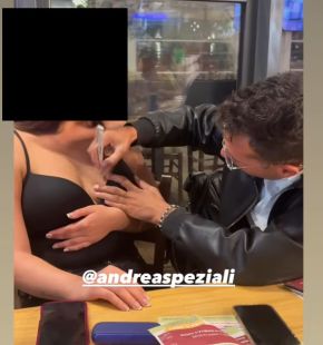 Andrea Speziali, quando la firma diventa performance: il corpo come tela per una notte Andrea Speziali, quando la firma diventa performance: il corpo come tela per una notte