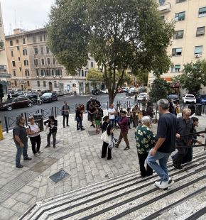 Municipio V, inaugurata alla scuola Pisacane una nuova piazza per rendere più sicuro l'ingresso e l'uscita degli alunni