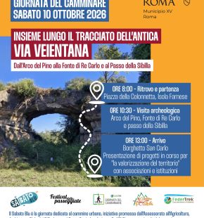 Municipio XV, Giornata del camminare, passeggiata lungo l'antica via Veientana