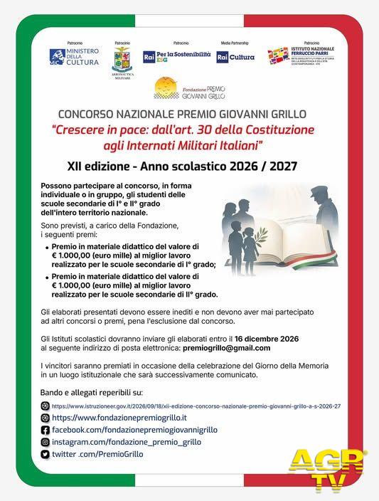 Concorso nazionale Giovanni Grillo locandina fondazione Concorso nazionale Giovanni Grillo locandina fondazione