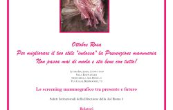 Ottobre rosa: lunedì il convegno  della ASL Roma3 sulla prevenzione mammaria