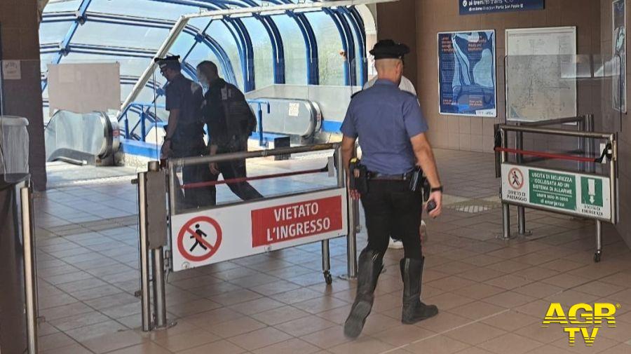 Tor di Valle: murales abusivo alla stazione Metromare, denunciato 19enne Tor di Valle: murales abusivo alla stazione Metromare, denunciato 19enne