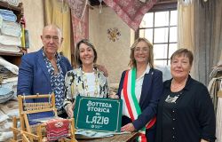 C'era un tessuto Bottega storica del Lazio foto da comun icato stampa