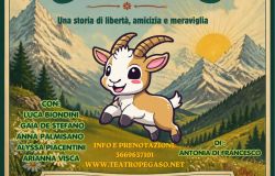 Al Teatro Pegaso per gli spettatori più piccoli domenica in scena le avventure di “Heidi”