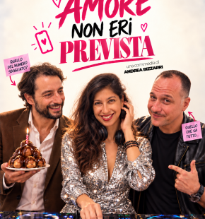 Amore non eri prevista commedia di Andrea Bizzarri al teatro Manfredi dal 15 al 25 novembre