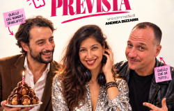 Amore non eri prevista commedia di Andrea Bizzarri al teatro Manfredi dal 15 al 25 novembre