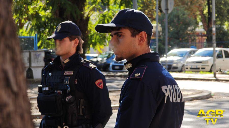 polizia intervenuta al Quarticciolo polizia intervenuta al Quarticciolo