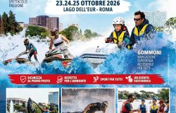 October sport Roma 2026 al laghetto dell'Eur, freestyle, flyboard in acqua e il grande show dei paracadutisti