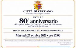 Ceccano, 80 anni e non dimostrarli....ottantennale del primo Consiglio comunale il 27 ottobre