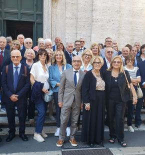 I Maestri del Lavoro di Frosinone in visita a Palazzo Madama