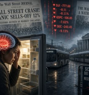 Sciopero tir e ansia da spesa: la psicologia del panico collettivo