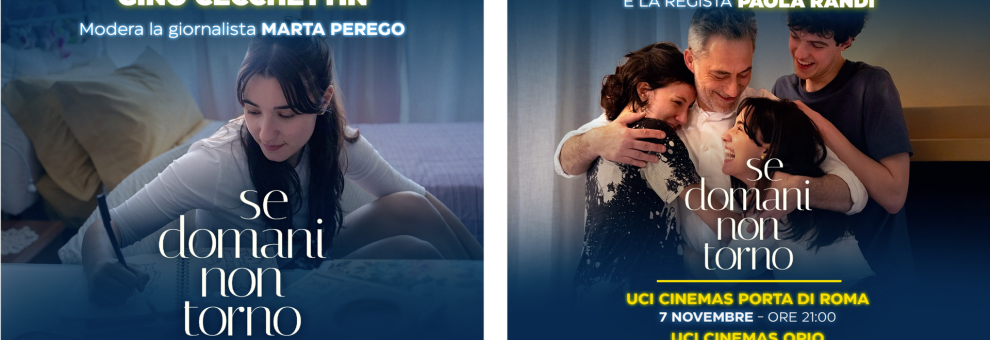 Se domani non torno, incontri in sala UCI cinemas con il cast del film e Gino Cecchettin per l'uscita del film dedicato a Giulia