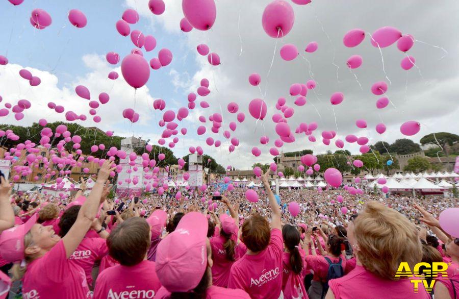 Inaugurato il villaggio Race for the cure al Circo Massimo, evento che promuove la prevenzione del tumore al seno