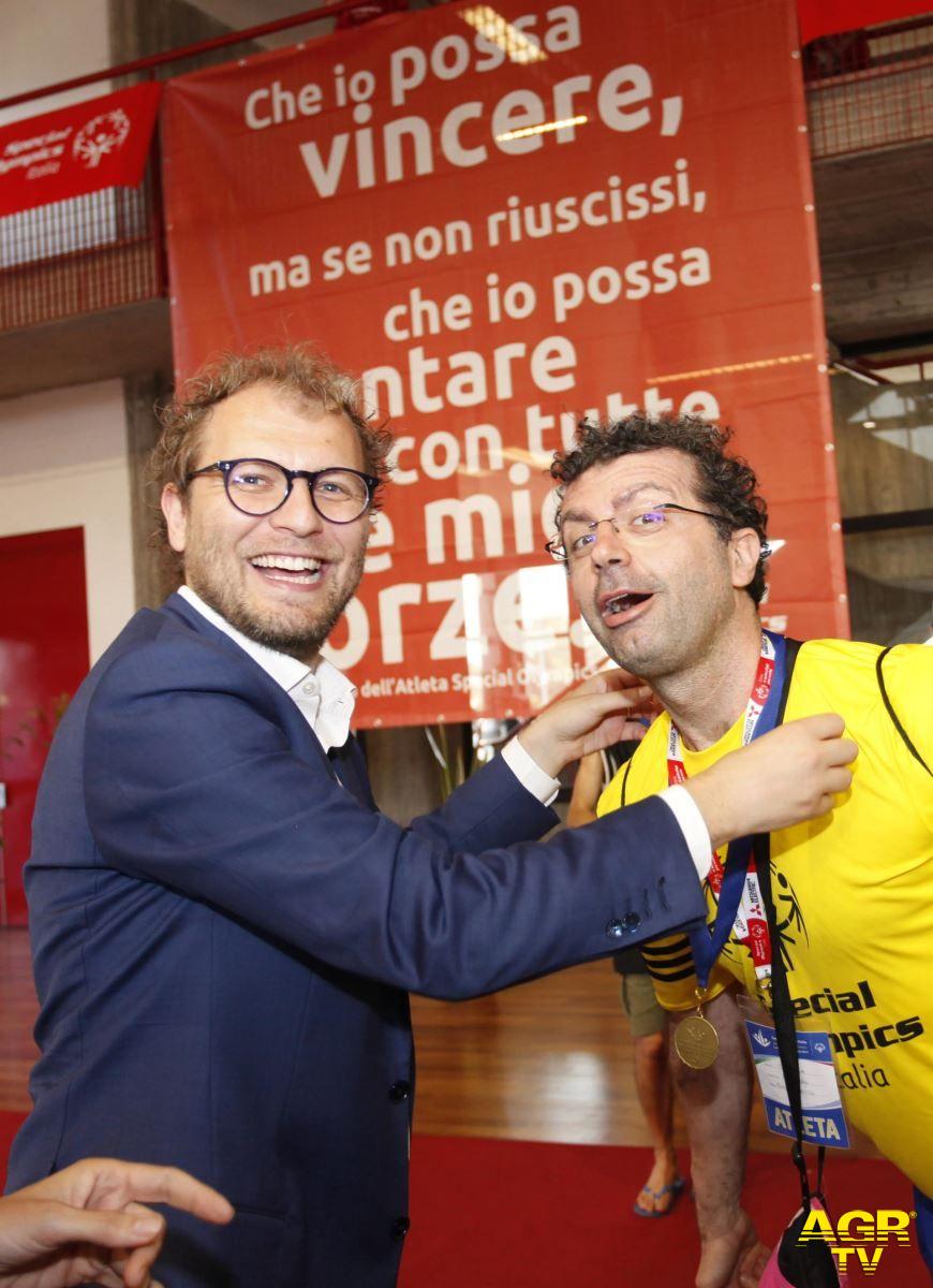 Il Ministro Lotti premia gli atleti Special Olympics