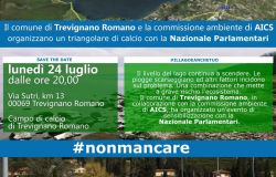 Calcio, nazionale parlamentari in campo per il lago di Bracciano
