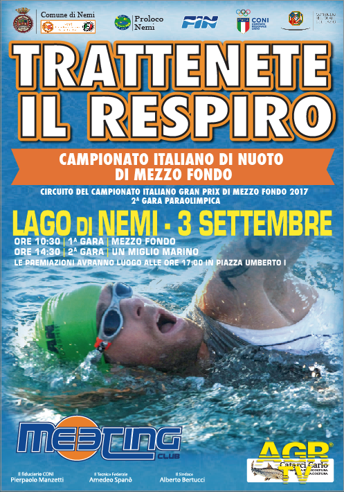 Nemi, capitale del nuoto di mezzofondo