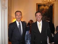 L'ambasciatore Berlakovits con Nino Graziano Luca