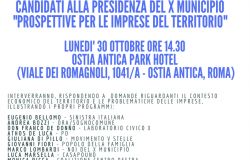 Ostia, i candidati alla Presidenza spiegano il loro programma alle imprese