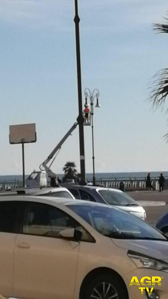 Ostia, lungomare a luci spente, il Municipio chiede spiegazioni all'Acea Ostia, lungomare a luci spente, il Municipio chiede spiegazioni all'Acea