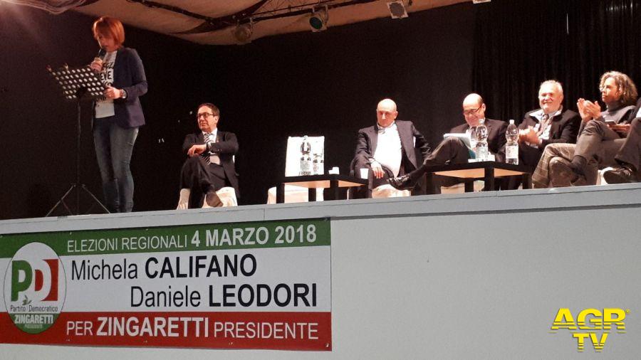 Fiumicino, Zingaretti plaude a Michela Califano