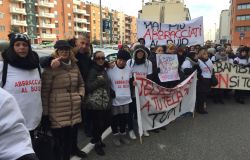 Giardini di Roma, marcia contro la criminalità