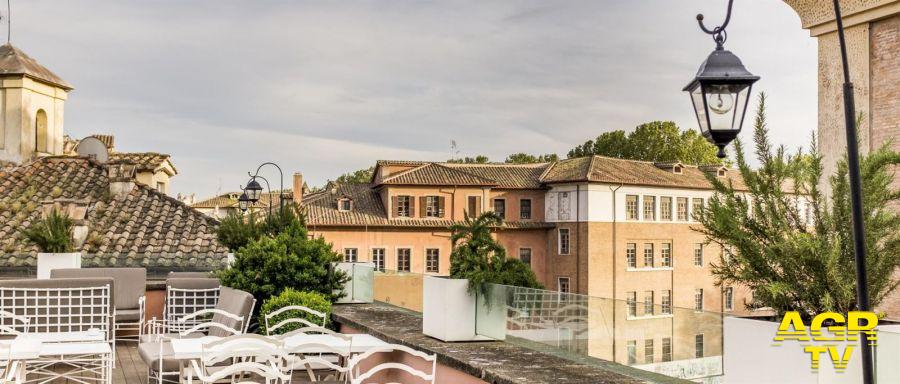 Sulla terrazza dell'hotel Dom una cena incantata