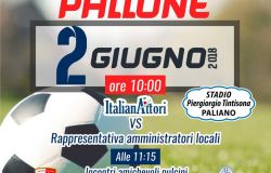 Paliano, calcio e solidarietà, la Nazionale attori contro gli amministratori locali