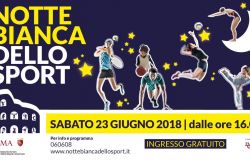 Sport,  la notte bianca edizione 2018