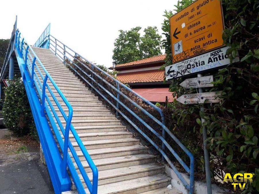 Ostia Antica, solo un re-styling per il ponte pedonale