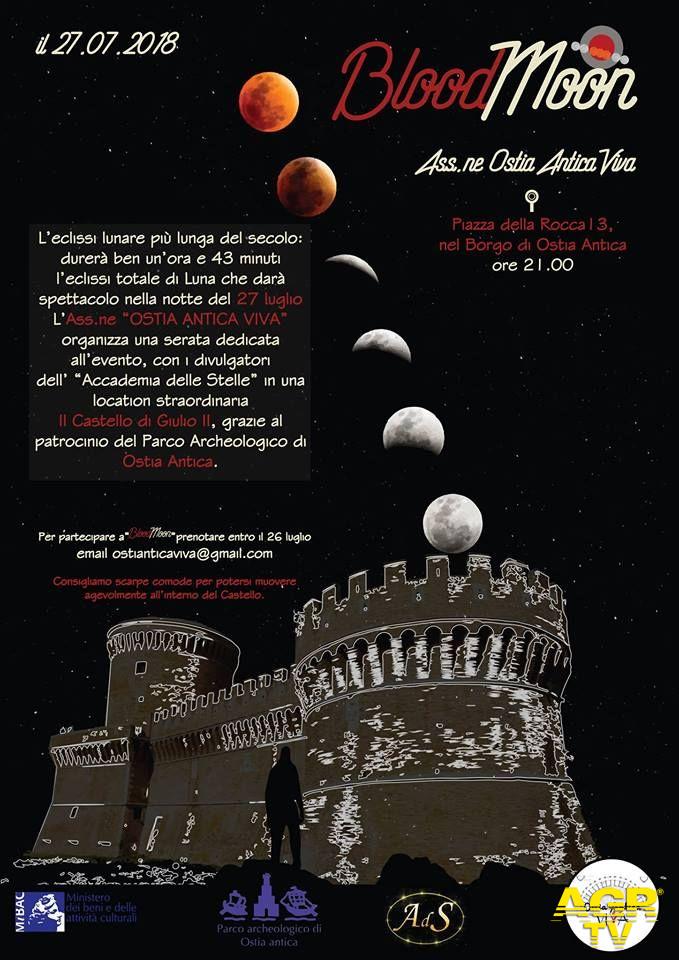 Eclissi di luna ad Ostia Antica Eclissi di luna ad Ostia Antica