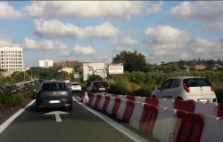 Roma-Fiumicino, no al restringimento della carreggiata