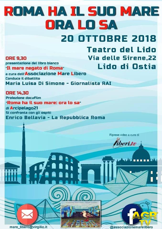 Ostia, sabato presentazione libro: il mare negato di Roma Ostia, sabato presentazione libro: il mare negato di Roma