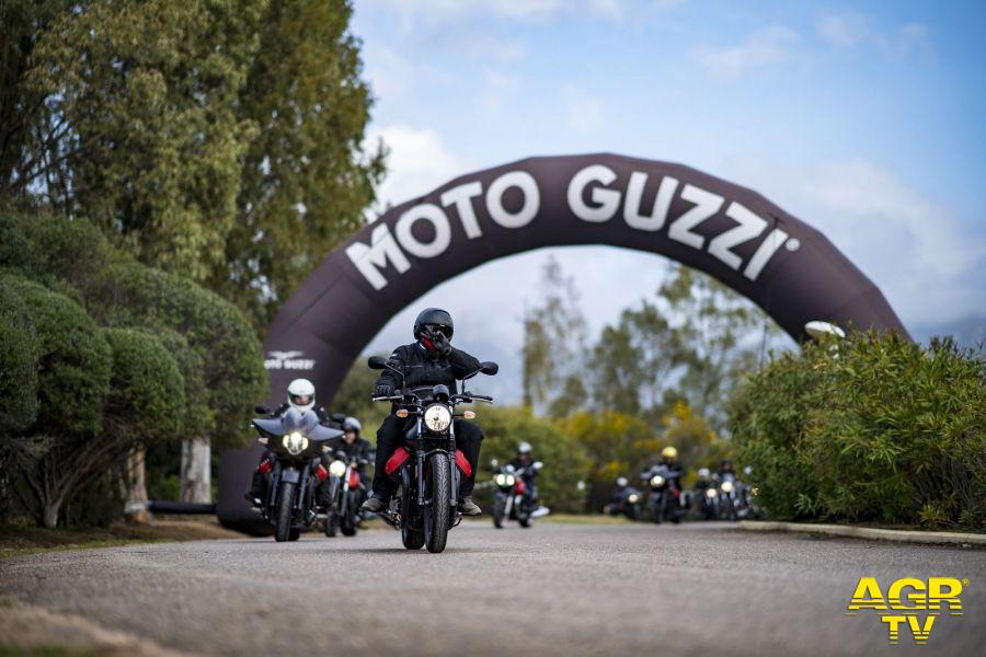 Moto Guzzi on the road