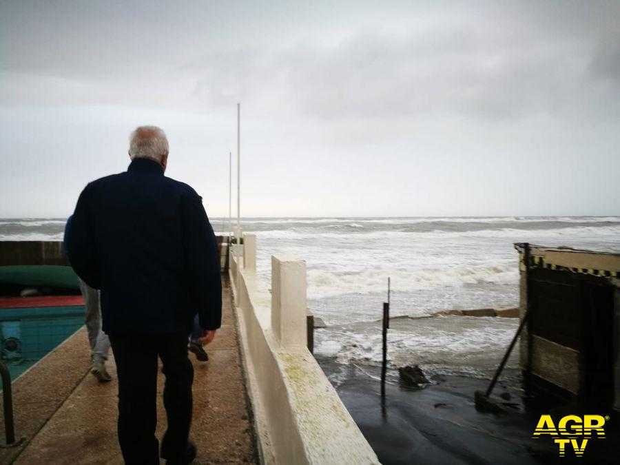 Maltempo, primo bilancio a Fiumicino