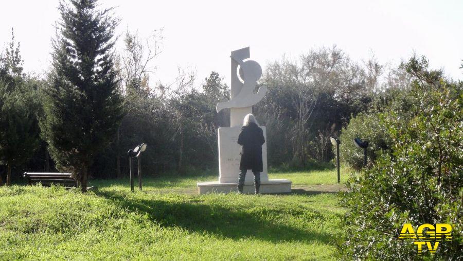 Ostia, Patti Smith in visita al parco Pasolini Ostia, Patti Smith in visita al parco Pasolini